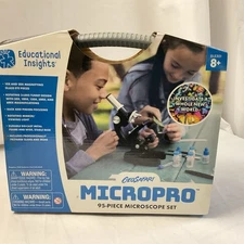 Educational Insights GeoSafari EI-5301 Micropro 95-Piece Set Microscope Science