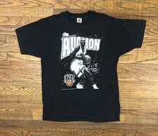 UNLV Rebels NCAA National Champions Single Stitch T Shirt Stacey Augmon 90’s L