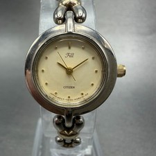 Citizen Fill Watch Women 21mm Champagne Dial Two Tone Heart 5930-S44486 New Batt