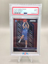 LUKA DONCIC 2018 Panini Prizm #280 RUBY WAVE ROOKIE PSA 9