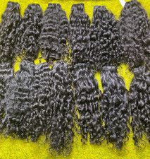 Raw Indian Temple Curly Human Hair Bundles 10...