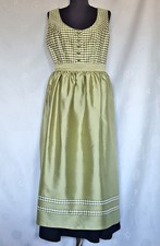 DRESS VINTAGE TRACHTEN REDL TYROL OKTOBERFEST DIRNDL SILK WOMENS US 12 EU 40