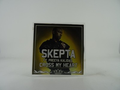 SKEPTA FT PREEYA KALIDAS CROSS MY HEART (C7) 6 Track Promo CD Single including P