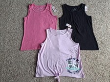 New With Tags Girls 18/20 Justice Tanks Lot 3