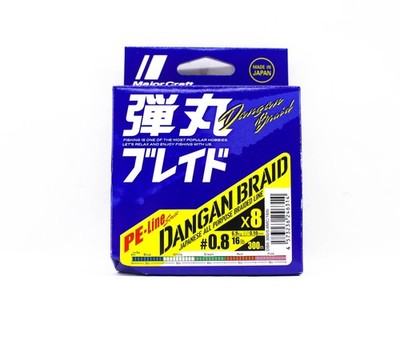 Major Craft Dangan Braid Linie X8 300m P.E 0.8 Multi DB8-300/0.8MC/16lb 6314