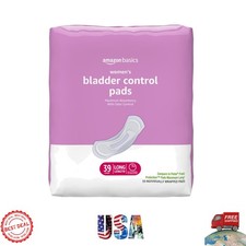 Maximum Absorbency Incontinence Pads for Women - 39 Count, Unscented Breath...