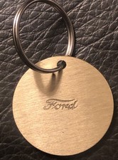 Vintage Ford Model T Model A 1932 Antique Solid Brass Die-Stamped Script Keyring