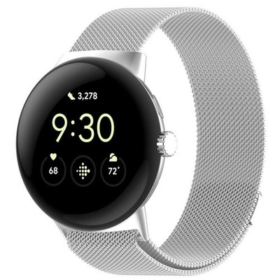 For Google Pixel Watch 2 / Pixel Watch Milanese Loop Strap Band Stainless Steel
