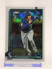 2025 Topps Chrome Update #USC185 Rhylan Thomas White Refractors #/30