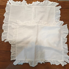 2 taies d'oreiller en LIN fabriquées en Inde 27 x 21 po