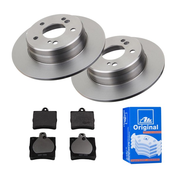 Ate Bremsscheiben Ø278Mm + BremsbelÄGe Hinten FÜR Mercedes 100-KLASSE W203-image