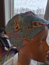 SPONGEBOB HANDMADE SURGICAL SCRUB CAPS