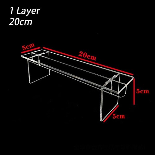 1Sets Home Organizer Storage Rack Acrylic Ladder Model Holder Display Stand - Photo 13/22