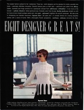 1993 Mag Print Knitting Patterns Byron Lars C...