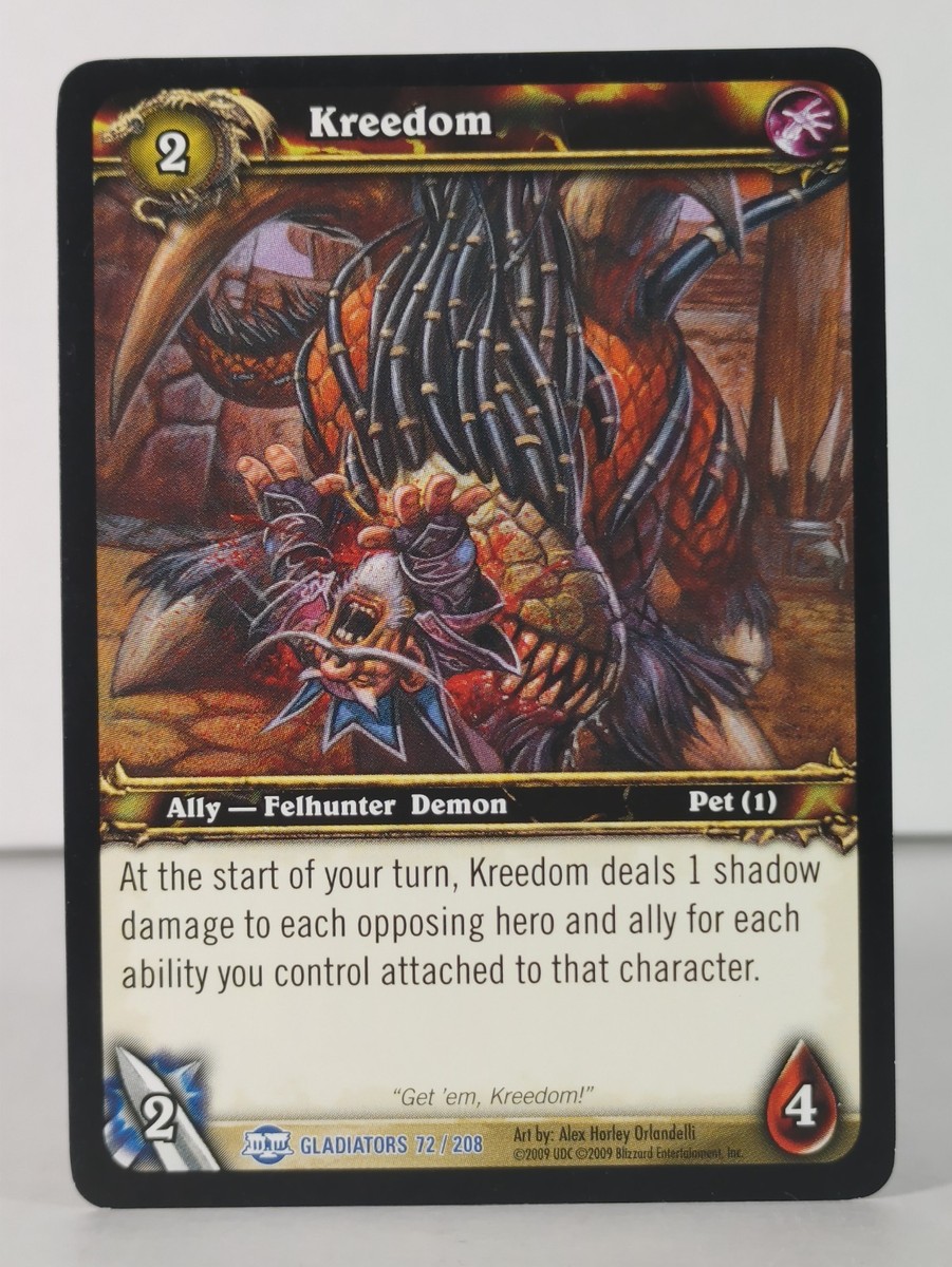 Kreedom - Blood of Gladiators - 72/208 - Wow TCG - Rare - C Kreedom - Blood of Gladiators - 72/208 - Wow TCG - Rare - C