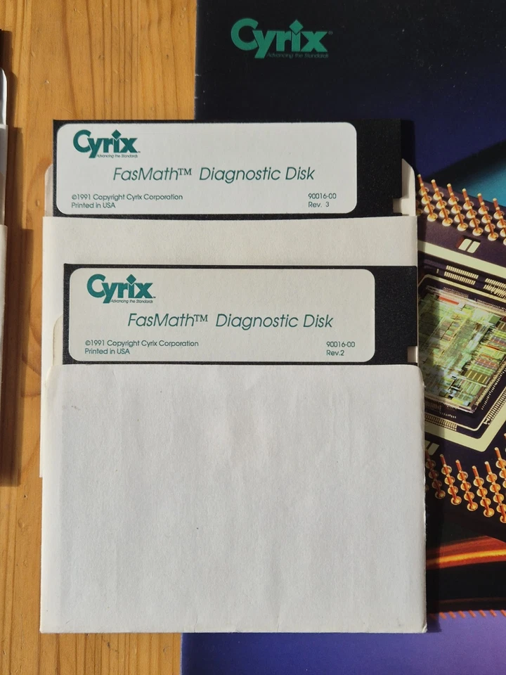 Commodore/ATI EGAWONDER Handbuch + 5,25" Treiberdisketten von 1987 + Cyrix Doku! - Bild 2 von 4