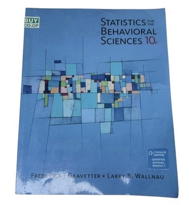 Statistics for the - Paperback, by Gravetter Frederick; Wallnau - Good