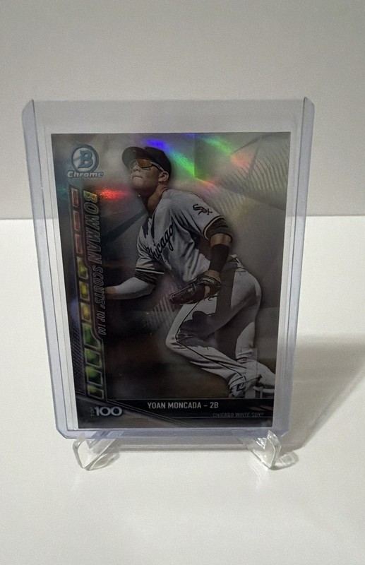 2017 Bowman - Chrome Bowman Scouts Top 100 Yoan Moncada #BTP-1 (RC)