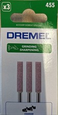 DREMEL 455 CHAINSAW SHARPENING GRINDING STONE 5.6 MM Pack of 3 Dremel 26150455JA