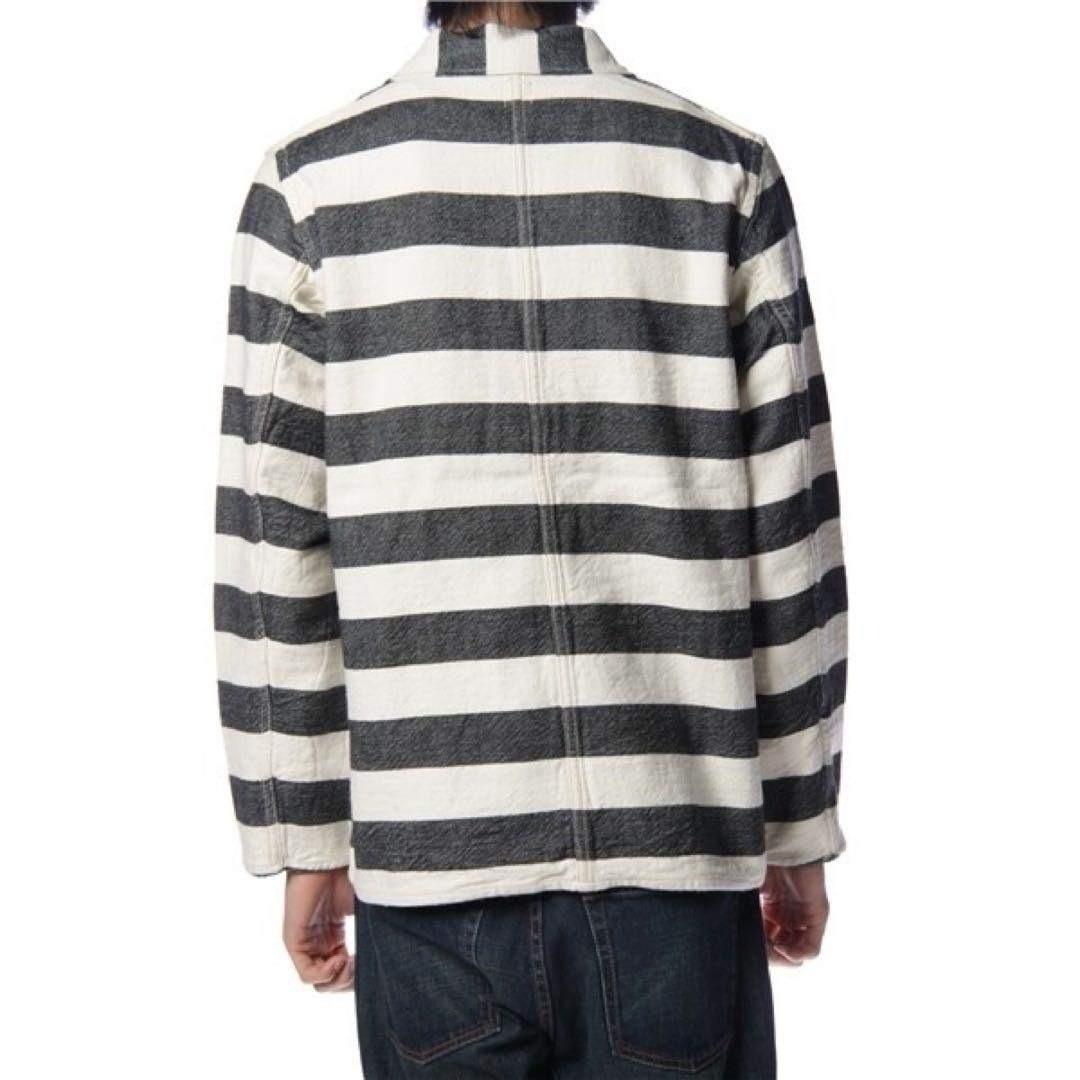 Human Made Prisoner Jacket Coverall Long Sleeve Cotton Border Design Used View 2