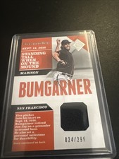 2017 Panini Chronicles - Swatches Madison Bumgarner #CS-MB /299 (MEM)