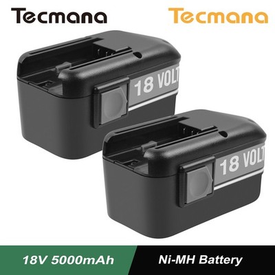 2X 18V 5000mAh Ni-MH Akku für AEG/MILWAUKEE B18 BXL18 MX18 SB2E 18STX 48-11-2200