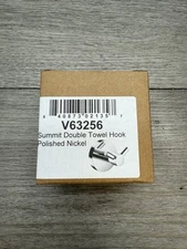ICO Bath V63256 Volkano Summit Double Towel Hook Polished Nickel *Scratched*