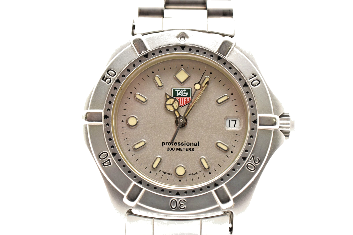 Vintage 1990s [N MINT] Tag Heuer 2000 Professional WE1211-R