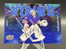 2025-26 Upper Deck Series 2 Igor Shesterkin #VB-23 VIBING Speckle NY Rangers