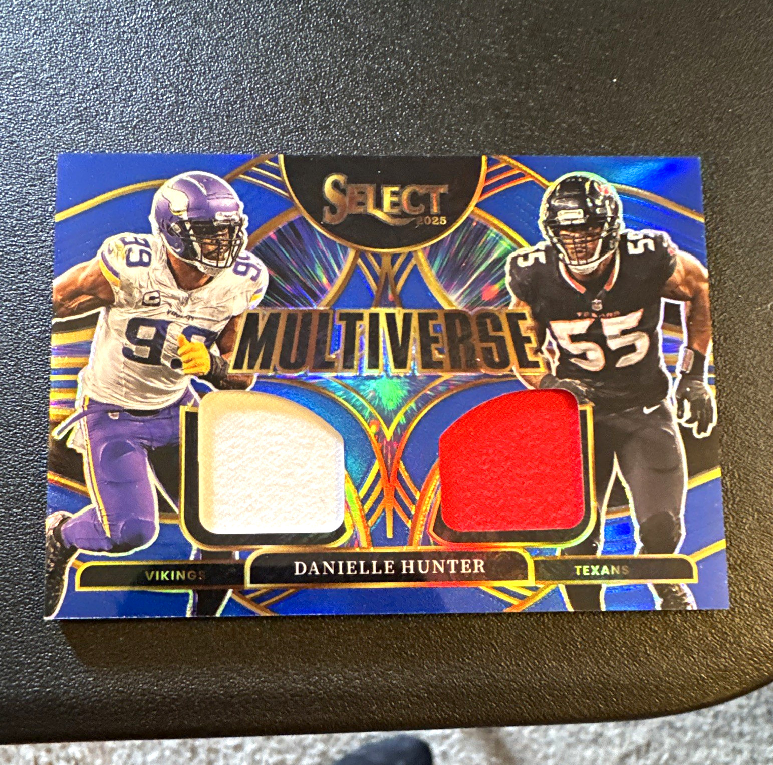 Panini Select 2025 Multiverse Danielle Hunter #MVJ-DHR Blue Prizm MEM