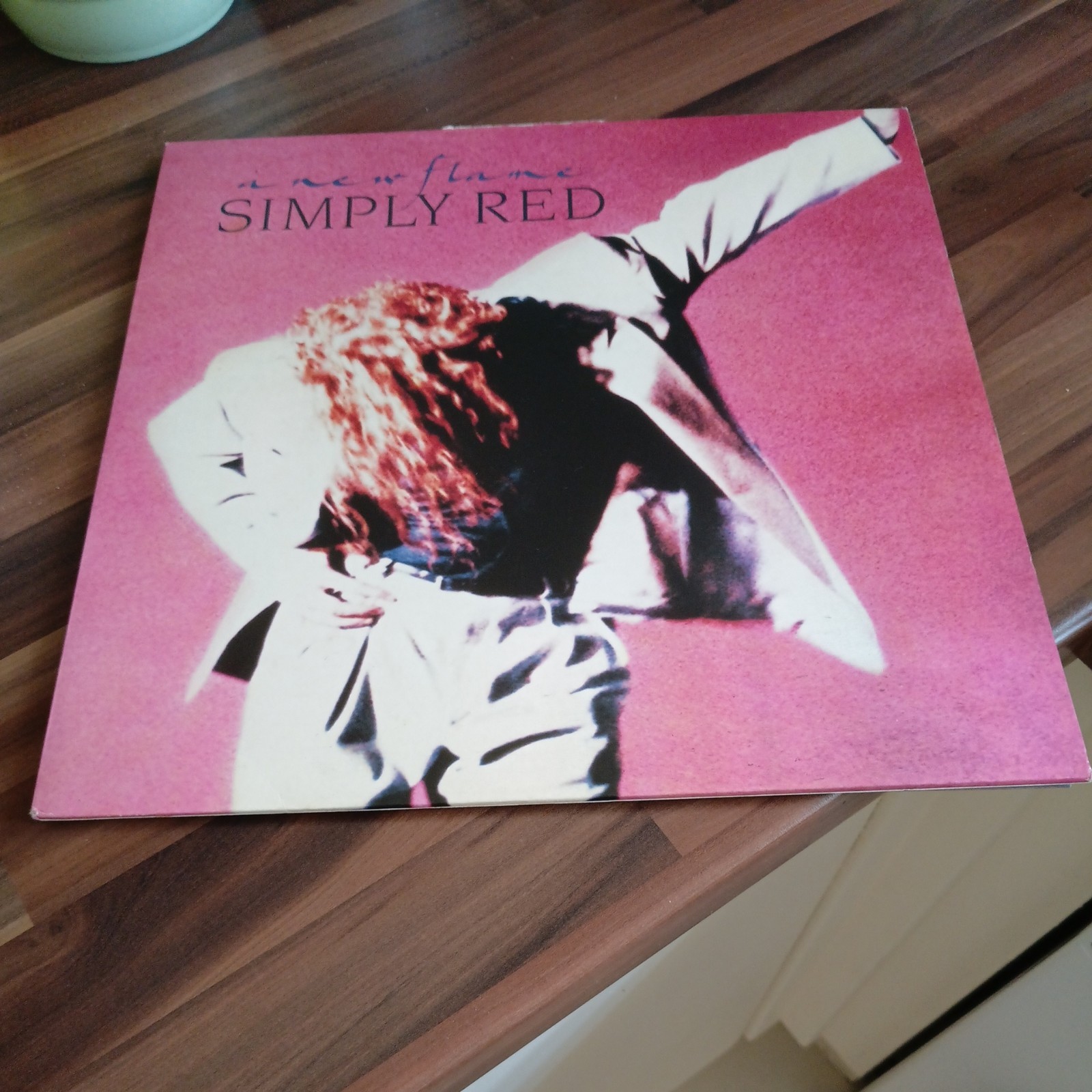 Simply Red - A New Flame - Vinyl LP  1989 with lyric Inner  WEA WX242