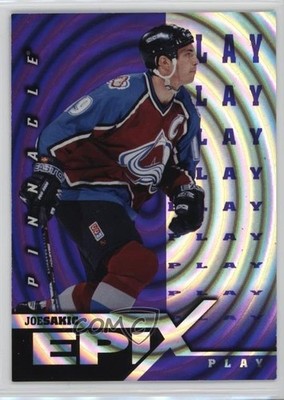 1997-98 Pinnacle Epix Purple Play Joe Sakic #E3 HOF 0nr3