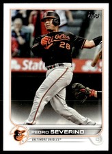2022 Topps Pedro Severino Baltimore Orioles #72