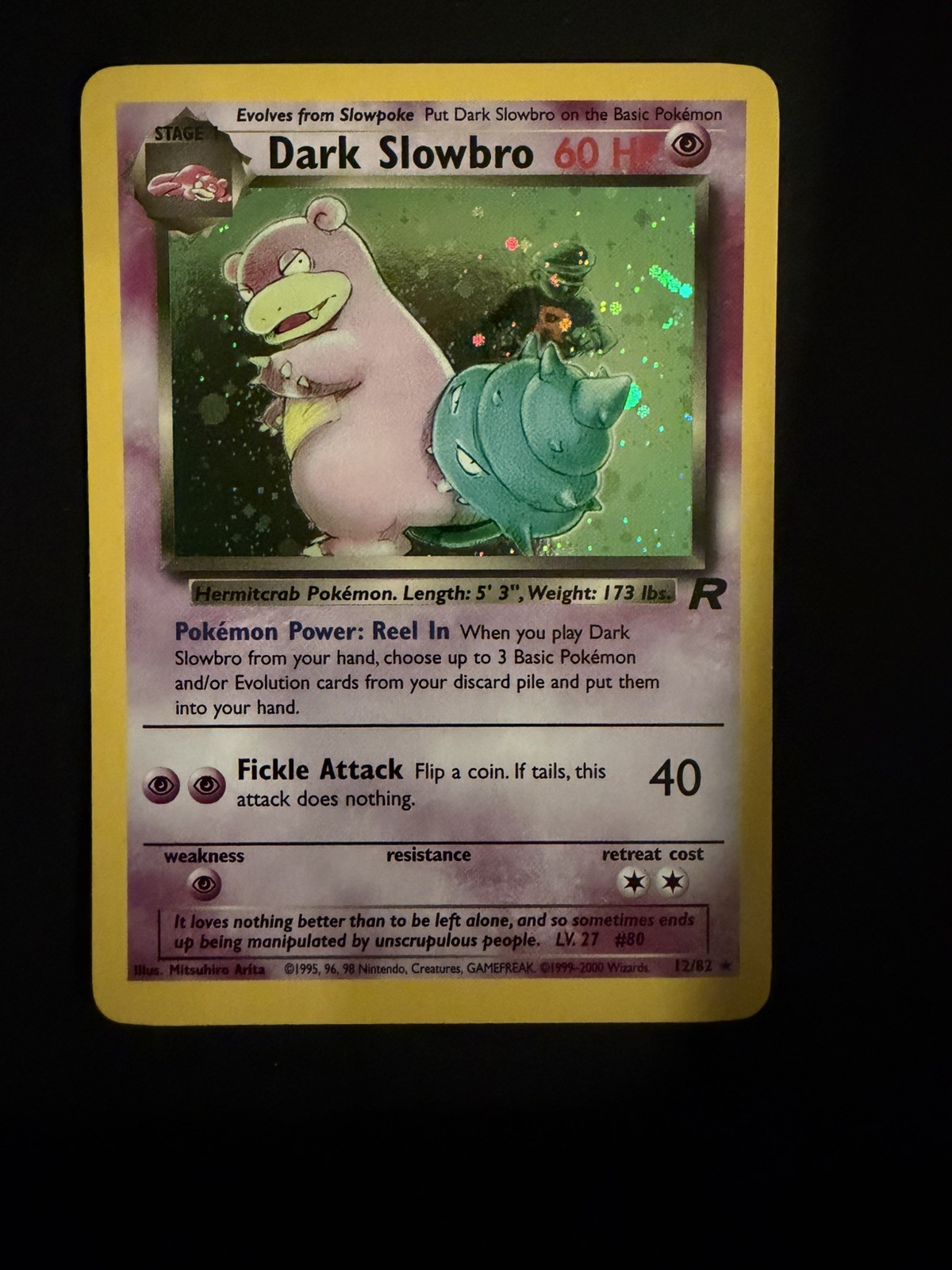 Dark Slowbro 8/110 Legendary Collection Pokemon Card Holo Rare LP