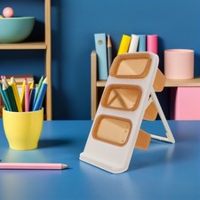 2 Pcs Paintbrush Desktop Storage Box Organizer Makeup Artist Holder