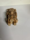 Vintage Wooden Race Car  Wheels Do move — photo 3
