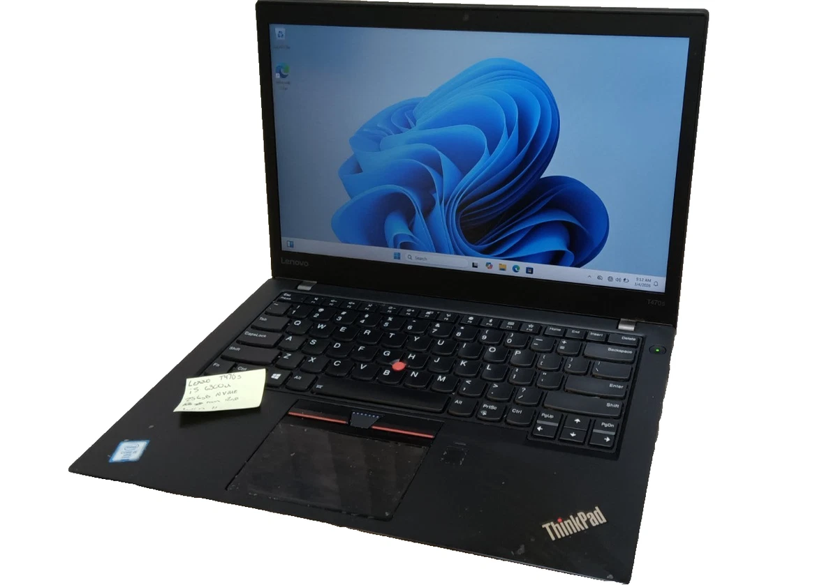 Lenovo ThinkPad T470S 12 GB RAM PC Laptops & Netbooks for Sale