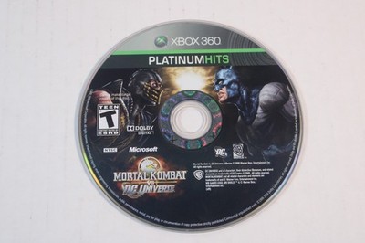 Mortal Kombat vs. DC Universe (Xbox 360, 2008) Platinum Hits, disc only, tested