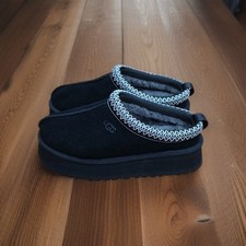 BRAND NEW - UGG Tasman X Women s Slip-On Slipper Suede Lined Black/Gray US 6