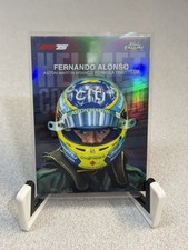 2025 Topps Chrome F1 Fernando Alonso Helmet Collection HC-6 Aston Martin