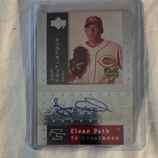 Upper Deck 2007 Future Stars Jon Coutlangus #130 Reds Rookie Autograph