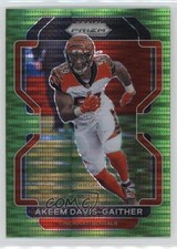 2021 Panini Prizm Neon Green Pulsar Prizm Akeem Davis-Gaither #275 05gv