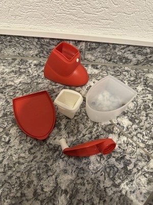 Tupperware, D 126, Mahl Chef, Käsereibe, Nussreibe, Mühle, rot, Schokoreibe
