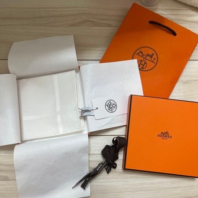 Hermes Handkerchief White