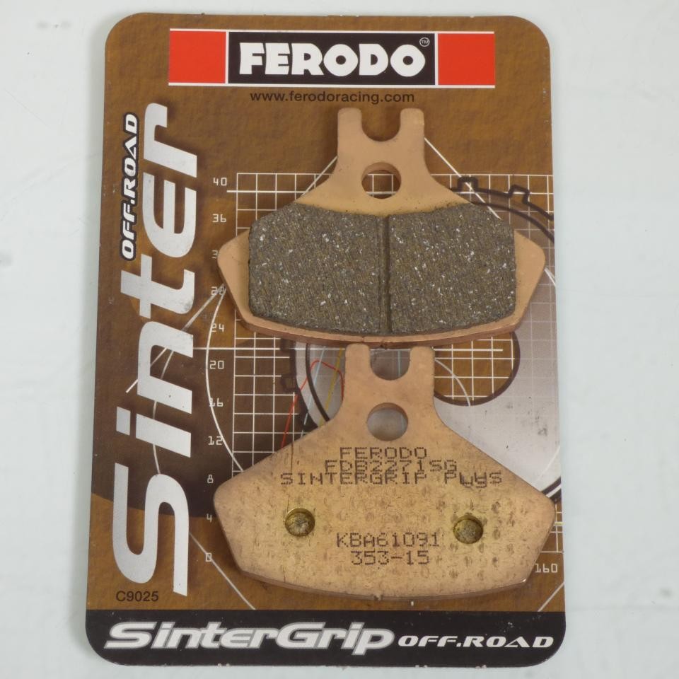 Plaquette de frein Ferodo Quad CAN-AM 450 DS 2008 2015 AVG Neuf