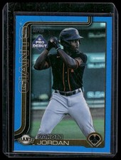 2025 Topps Pro Debut #PD-146 Dakota Jordan Blue Foil #/150