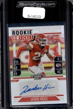 2024 Panini Contenders Optic #179 Jaden Hicks