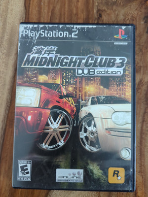Midnight Club 3 DUB Edition PS2 (PlayStation 2, 2005) Complete CIB DMG Cover Art