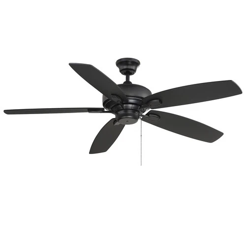 Trade Winds Carter 52" Ceiling Fan in Matte Black - Picture 1 of 4