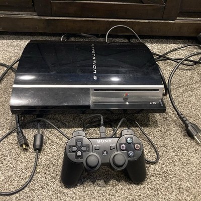 Sony PlayStation 3 PS3 Fat 40GB CECHG01 Console & Controller Tested Works